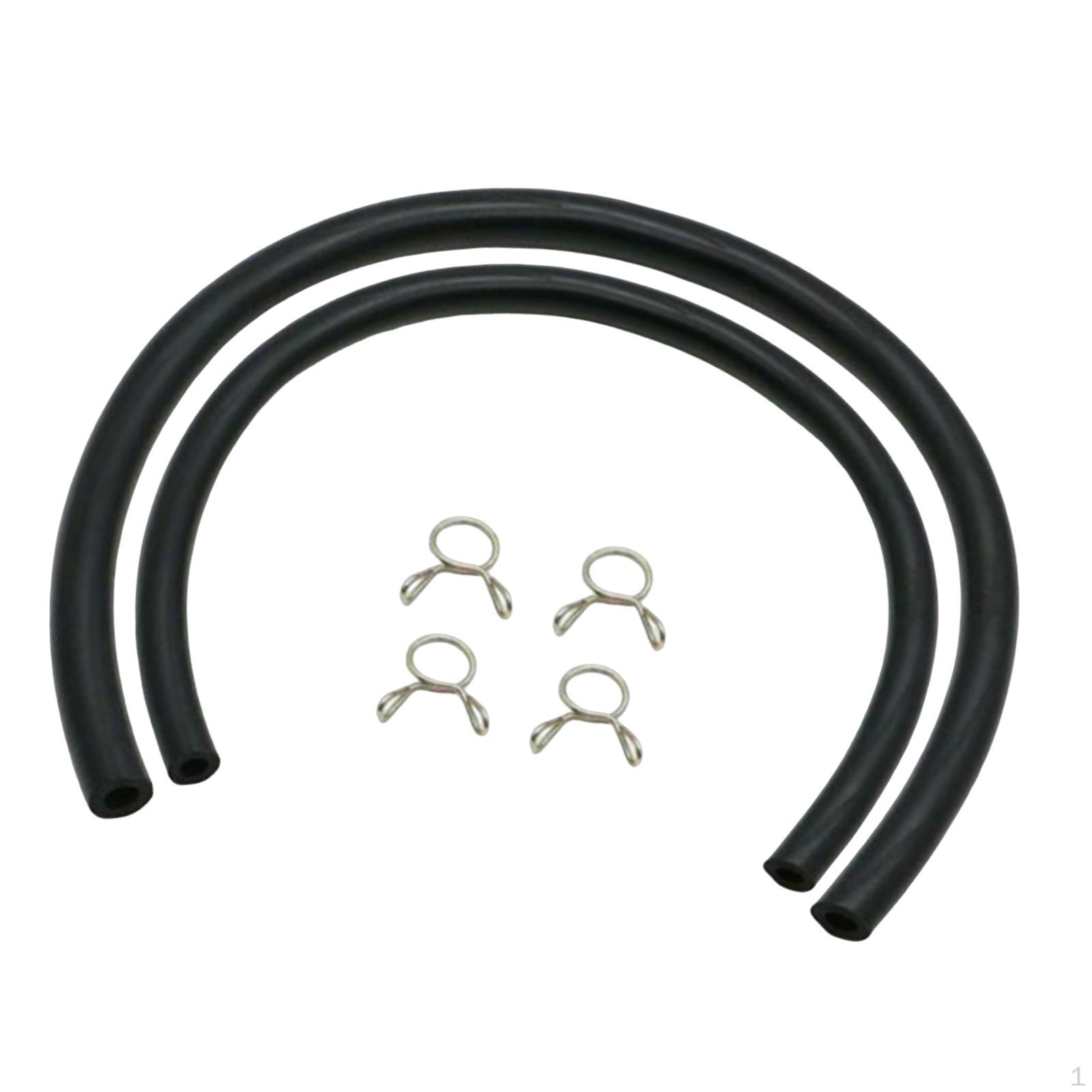 

2x Шланги топливопровода с 4 шт. зажимов для мотоцикла 125cc 150cc