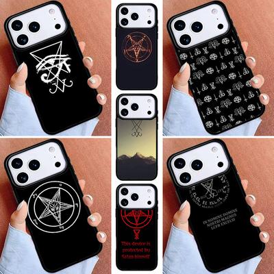 Sigil of Lucifer Phone Case for iPhone 17ProMax 12 13 14 15 16e 17 Pro Max Plus Air Cover