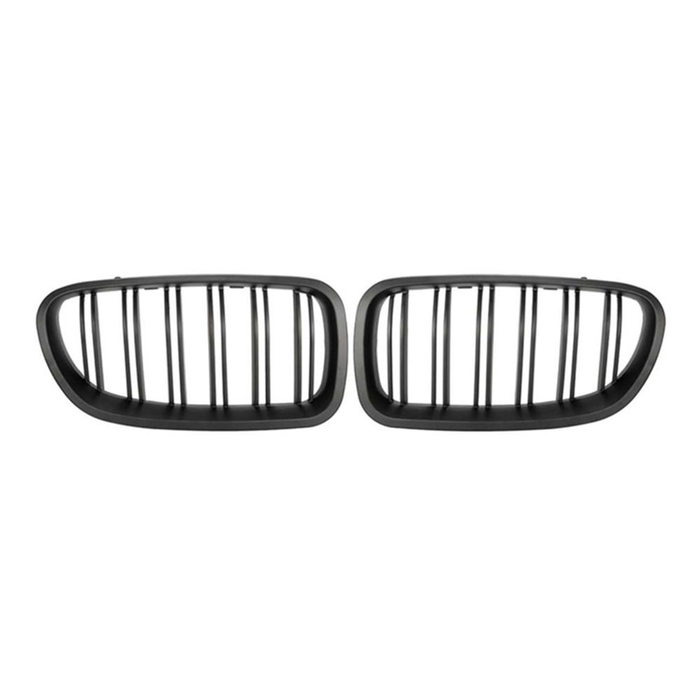 For BMW 5 Series F10 F11 M5 2010-2016 Front Hood Kidney Bumper Racing Grille Mesh Double Slat Grill Car Replacement Accessories
