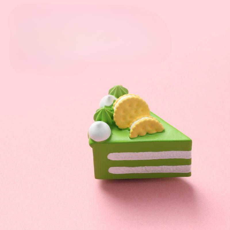 Früchtekuchen Kühlschrankaufkleber Simulation Lebensmittelspielzeug 3D Frucht Simulation Kuchen Kühlschrankdekoration Kreativer Magnetaufkleber