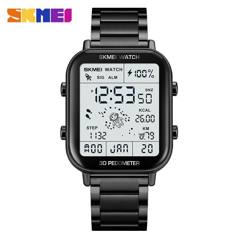 Skmei Men's Multifunctional Sports Watch with Pedometer, Waterproof, Electronic Display, and Calorie Calculator