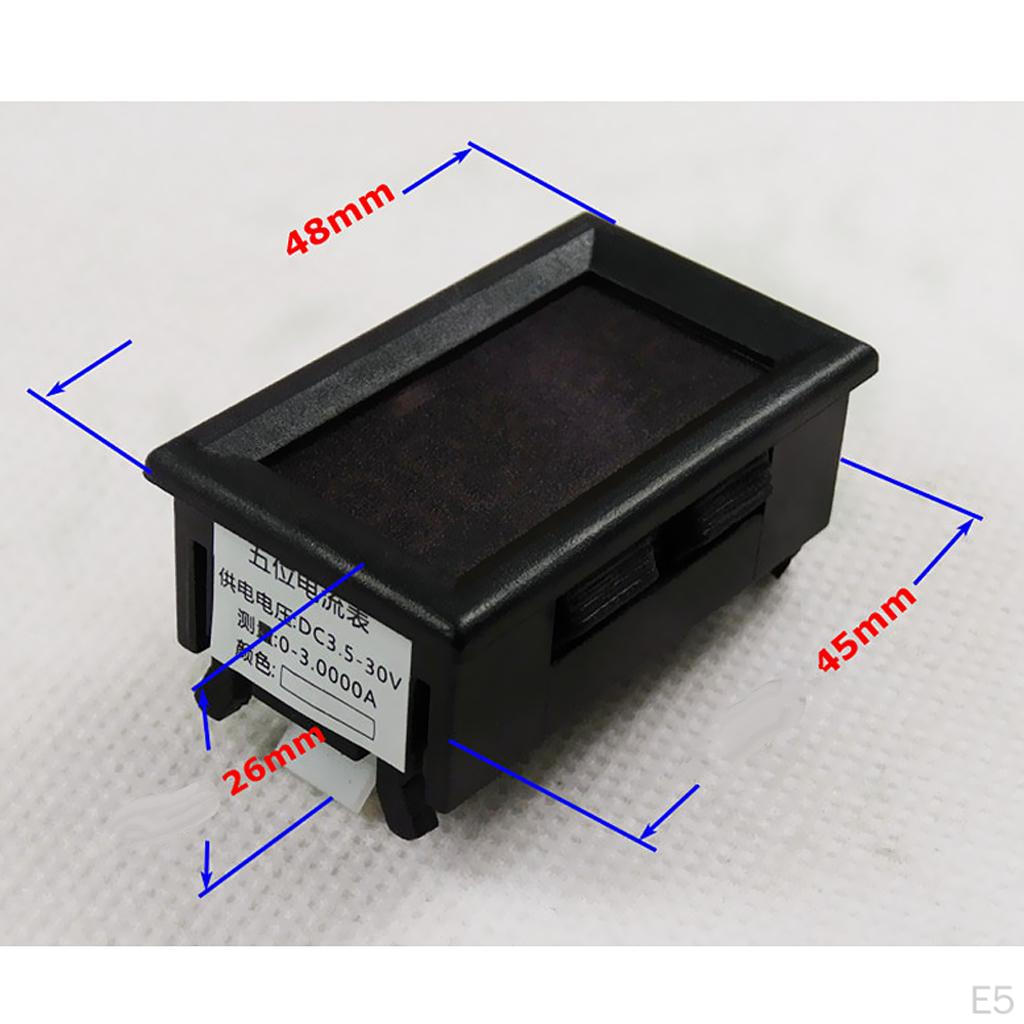 0.36'' LED Digital Current Meter AMP Ammeter 3.5-30V 4 Wire Pick