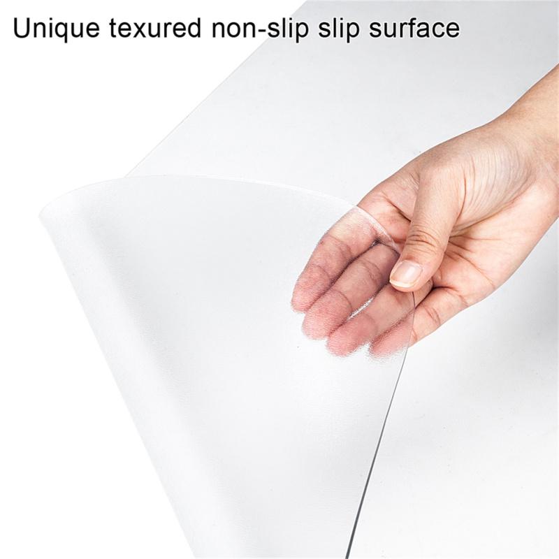 Rectangle Protective Mat Home-use Transparent Non-slip Chair Pad Without Nails For Protecting Floor