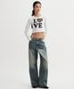 Diaeneseualumeon Signature Wide Denim Pants Blue