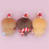 Christmas Gingerbread Man Bear 12Cm Pendant Keychain Soft Animal Great Gift Plush Doll Figure