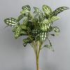 8 Heads Artificial Green Plant Realistic Lifelike Simulation Greenery No Watering Handmade Fake Plastic Plants