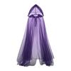 Mantelle Lunghe alla Moda Senza Maniche con Tulle Multistrato Rete Elegante Mantello per Eventi a Tema per Costumi Fantasy
