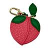 Cute Fruit Coin Purse Zippered Blueberry Wallet Bag Charm Avocado Peach Watermelon Keychain Charm Mini Pouch Gift for Women Girls