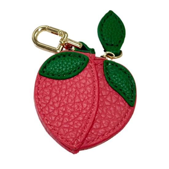 Cute Fruit Coin Purse Zippered Blueberry Wallet Bag Charm Avocado Peach Watermelon Keychain Charm Mini Pouch Gift for Women Girls