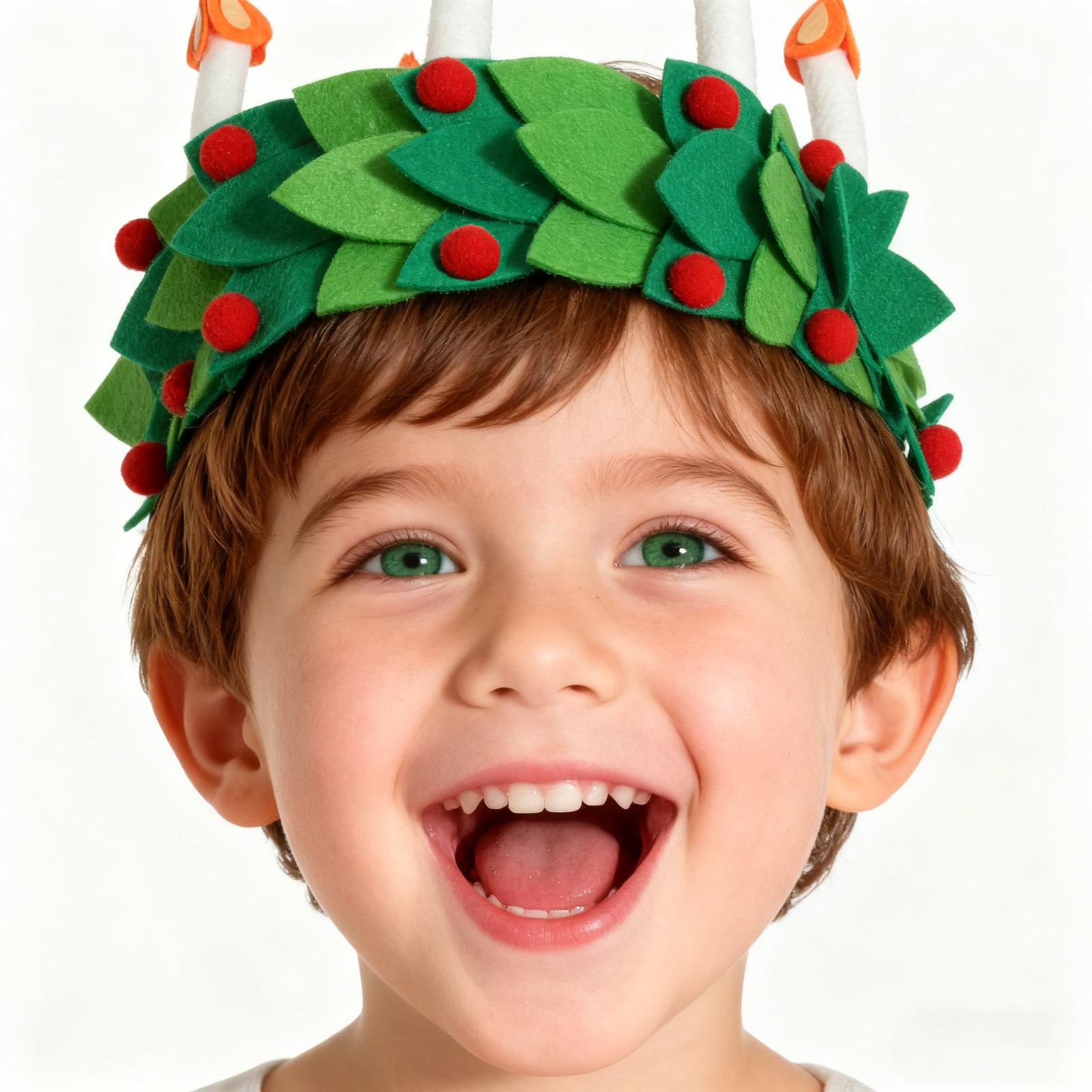 

Christmas Party Headwear Decorative Santa Hat Creative Shape Christmas Dress One Size