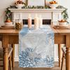 Summer Ocean Starfish Print Linen Table Runner Home Decor Watercolor Marine Life Corals Kitchen Dining Table Runners Party Decor