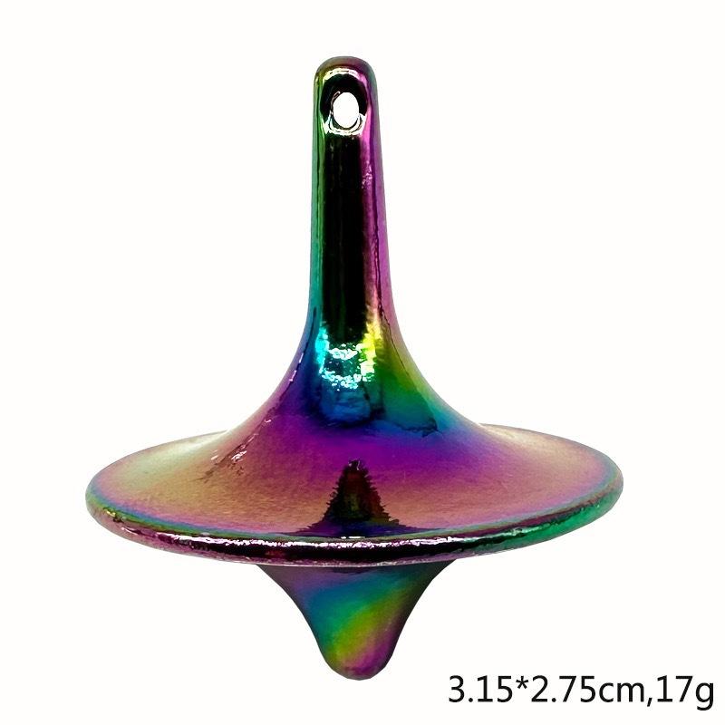 

Metal Gyro Silver Hand Spinning Top Fingertips Small Cyclone Gyroscope Anti Stress Fidget Toys for Teenagers & Adults Xmas Gifts 3.15*2.75*3.15 різнокольоровий