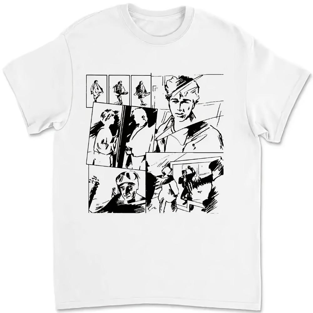 

Retro Vintage 80S A-Ha Cartoon Graphic Tee for Men Featuring Streetwear Style Graphic Short Sleeve Men s T-shirts for Summer S разноцветный