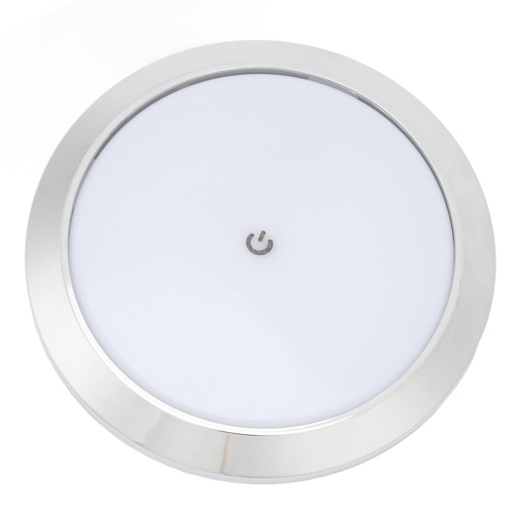 7in RV Touch Reading Light Ceiling Dome Light Energy Saving LED Interior Lamp Panel Aisle Lights for RV Yachts