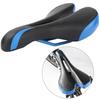 Bergstraßen-Faltrad-Sattelpolster Weicher Sitz Stoßdämpfend Fahrradsattel Schwarz & Blau