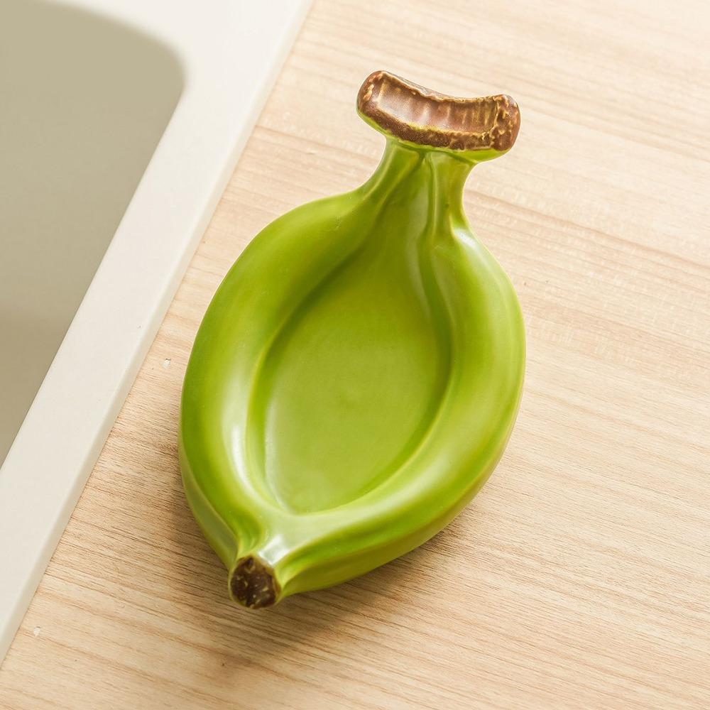 Creative Fun & Unique Banana Soap Dish Anti-Slip Water Draining Design Draining Soap Holder Soap Tray Home Decor
