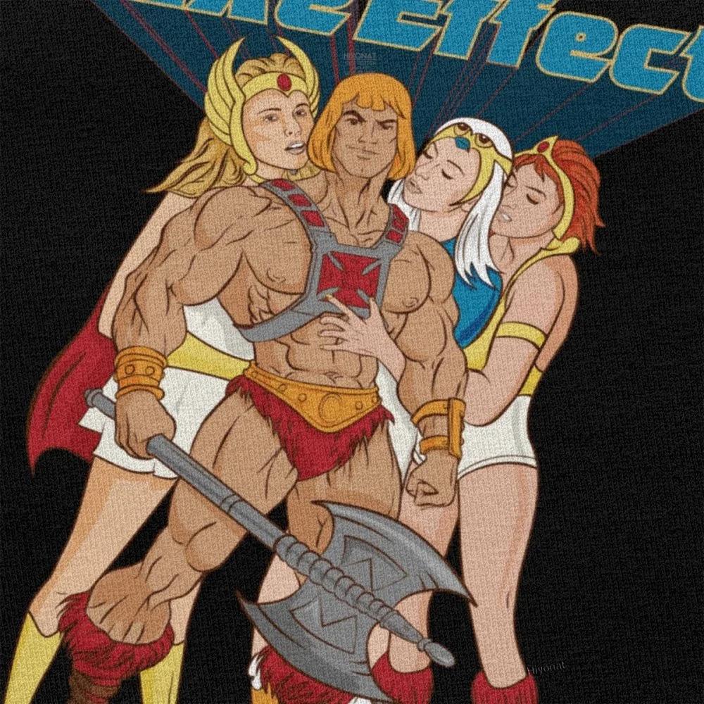 Personality Tshirt Unisex He-Unisex And The Masters Of The Universe T Shirt Short Sleeved T-shirt Casual The Axe Effect Tee Top
