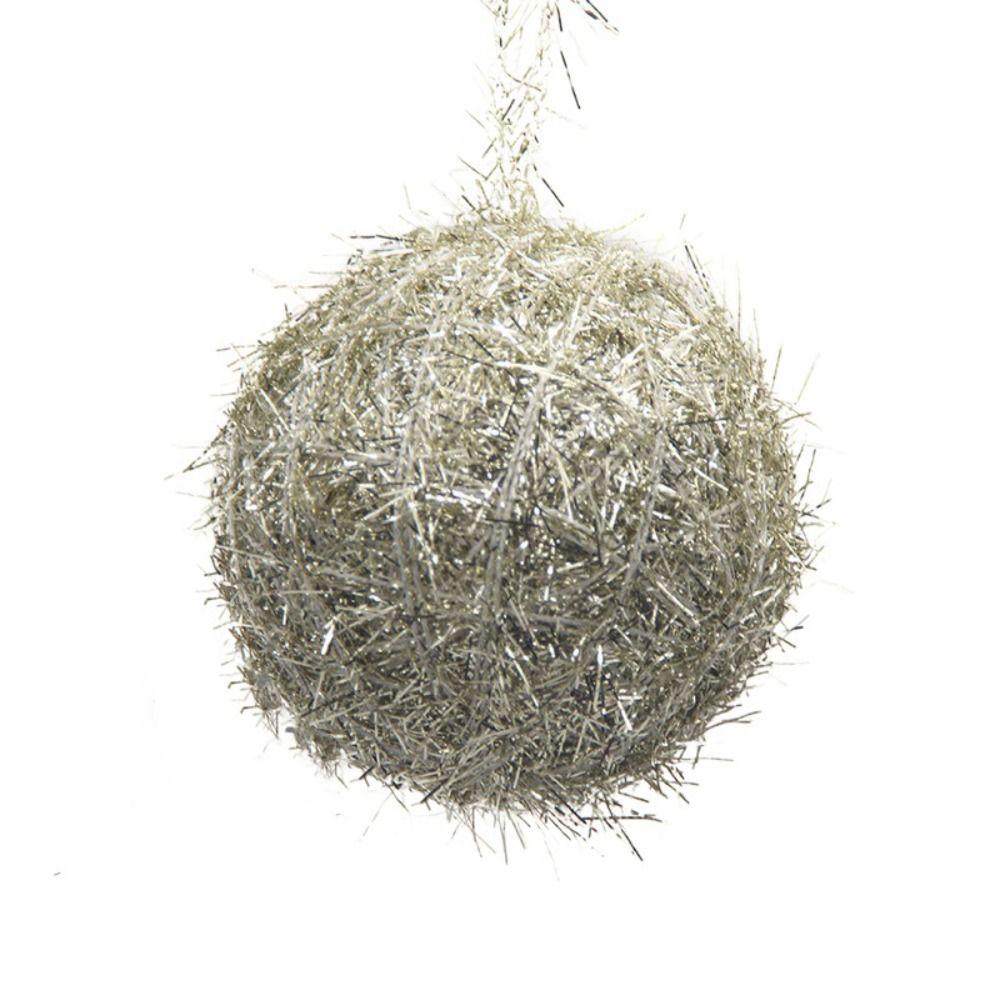 Silk Foam Christmas Decoration Ball Bright Bright Silk Foam Winding Ball  Holiday Arrangement
