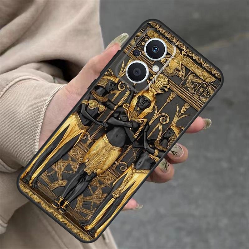 Egypt Pharaoh Mural Case For OPPO Reno 14 12 11 10 13 Pro 14F 13F 12F 11F 8 7 Lite OPPO Find X9 X8 X6 Pro Cover