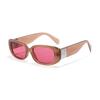 Letter Glasses Y2010-W Rectangular Sunglasses For Women Ins Large Frame Retro Sunglasses For Men