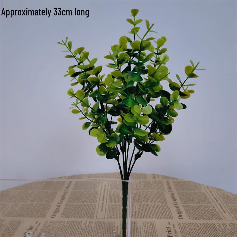 

Букет червоних троянд із кучерявим краєм - 6 голів штучних шовкових квітів для декору вітальні