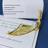 Elegante vergoldete Sterling-Silber-Perlenbrosche – Rankender Zweig mit Hohlblatt-Design