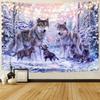 Tapestry Width Inch Snow Wolf
