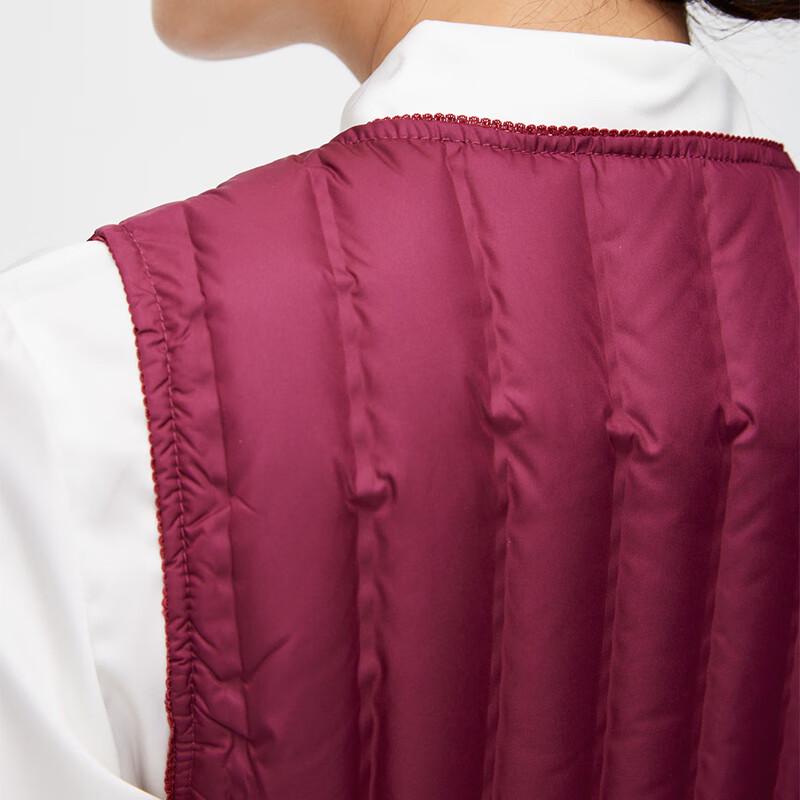 Snowflying Women's V-Neck Floral Down Vest