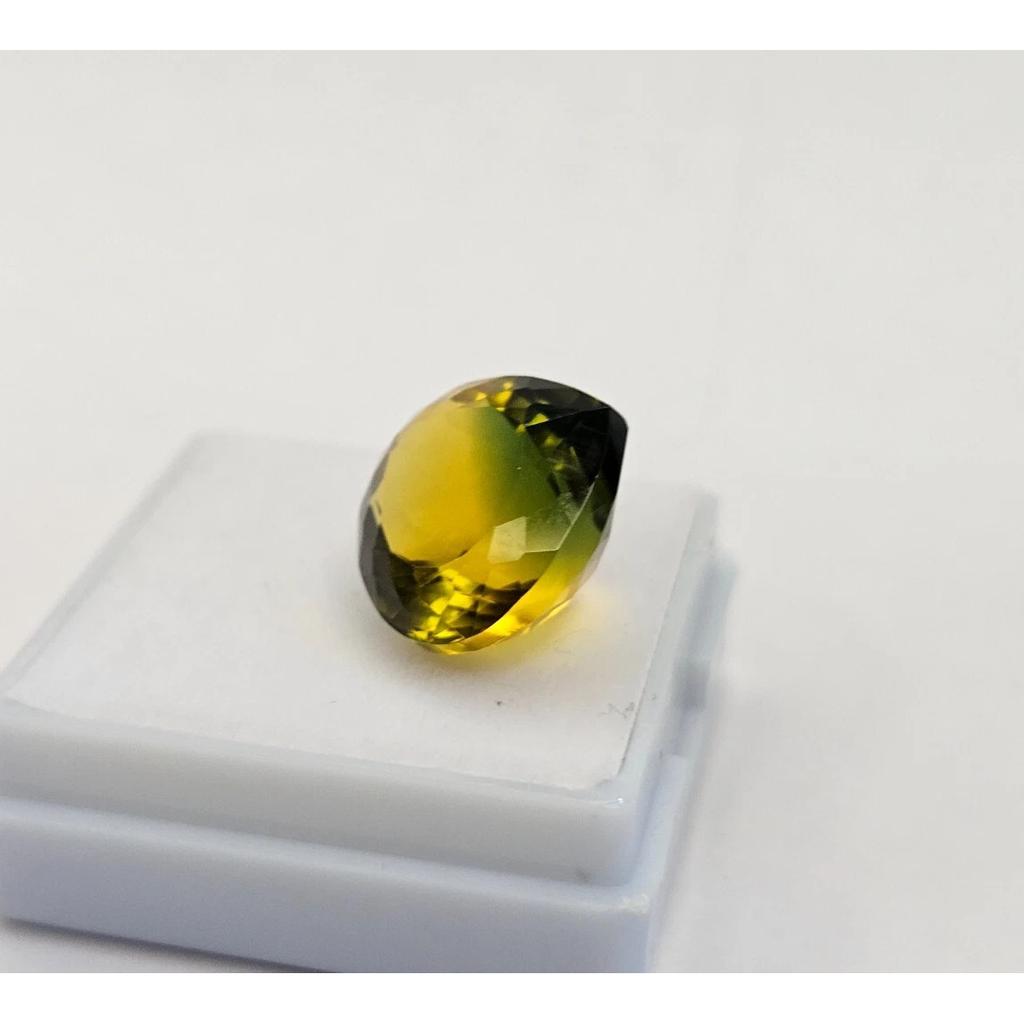 Natural Bi-Color Tourmaline 9+ Ct Pear Cut Certified Stunning Loose Gemstone