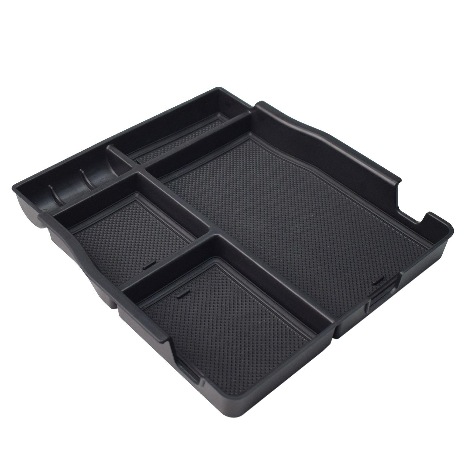 

Front Center Console Organizer Tray for Ford F150 2025 2025 2025 2025 2025 Armrest Storage Box Tray Accessories Jump Seat Only чёрный