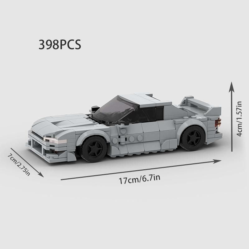 MOC Speed Sports F1 City Racing Car AE86 Building Blocks Brick Vehicle Supercar Fast & Furious1 MK4 Supra Kids Toys Boy