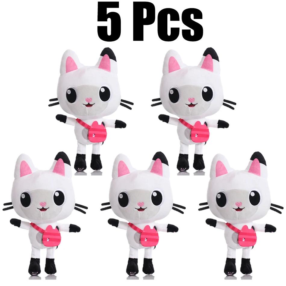 25cm 8 Adet Gabby'nin Oyuncak Evi Peluş Oyuncak Çizgi Film Dolgulu Hayvan Deniz Kızı Kedi Deniz Kızı Peluş Bebek Çocuk Noel Hediyesi