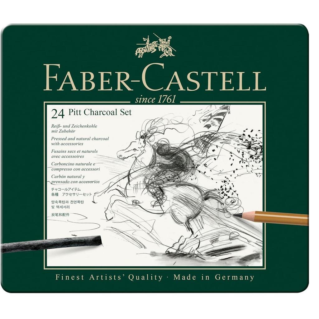 Faber-Castell Pitt Charcoal Set - Pack of 24
