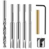 Pen Barrel Trimmer Wood Turning Kit High Speed Steel Pen Mill Trimmer Cutting Head Woodworking Mill Trimmer Cutter Set Tool