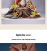 Microfiber Quick-Drying Squirrel Print Sand-Free Beach Towel and Shawl