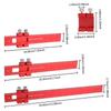 Woodworking Sliding Gauge 3pcs 18cm/23cm/33cm Woodworking Tools Ruler Measuring Tools Marking Depth Gauge Aluminum Alloy Scribe