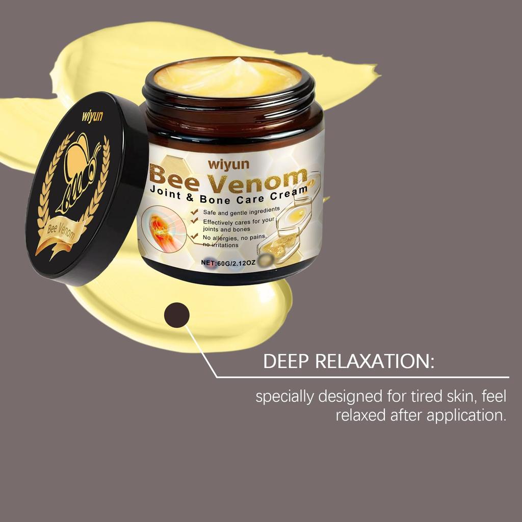 Bee Venom Joint Care Cream Daily Relief Body Joints Muscle Discomfort Topical Massage Care Cream
