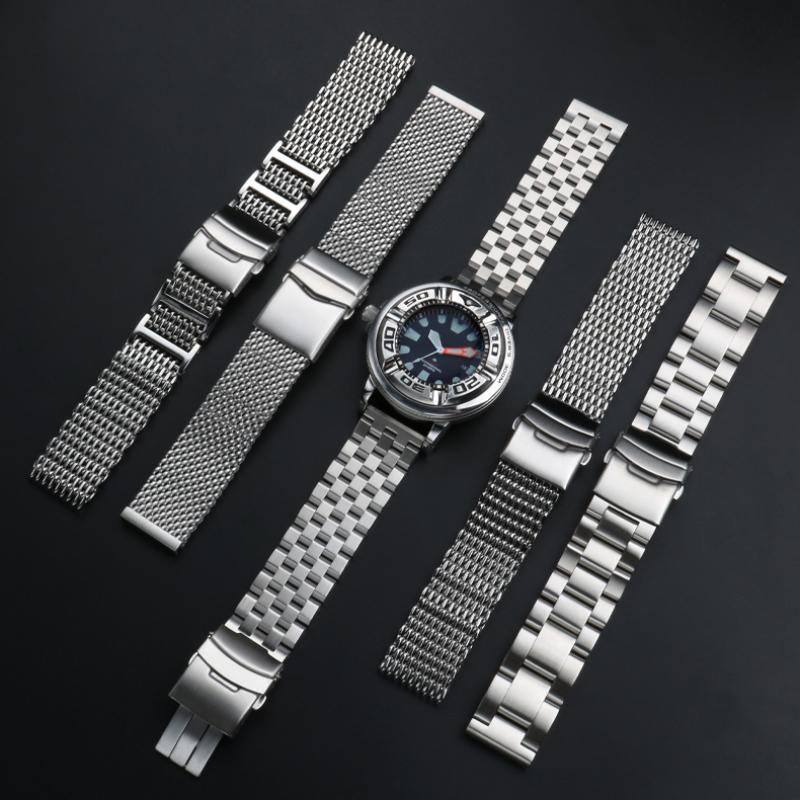 For Citizen BJ8050-08E More Style Strap Stainless Steel Lug Connection Head Modified Watchband Small Little Monster Bracelet