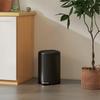 Pedal Kitchen Bin, 20 L, Metal, Soft-Close Lid, Removable Bucket, Black