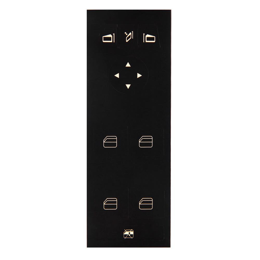 New Window Door Lock Steering Wheel Button Sticker Set For 08-14 Benz W204 C300