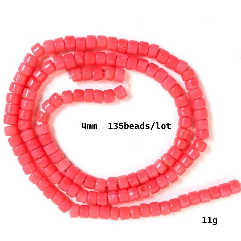 Natural Cylindrical Coral Bead Irregular Isolation Loose Beads for Jewelry Making DIY for Charms Bracelet Necklace Accessories