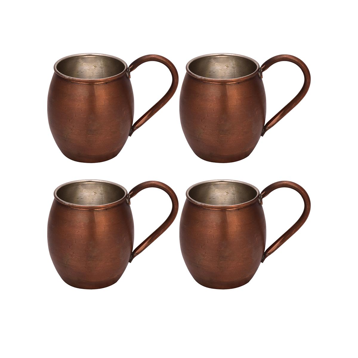 

Turna Copper Moscow Mule Glass Flat 500 мл Набор из 4 оксидов Turna0493-43
