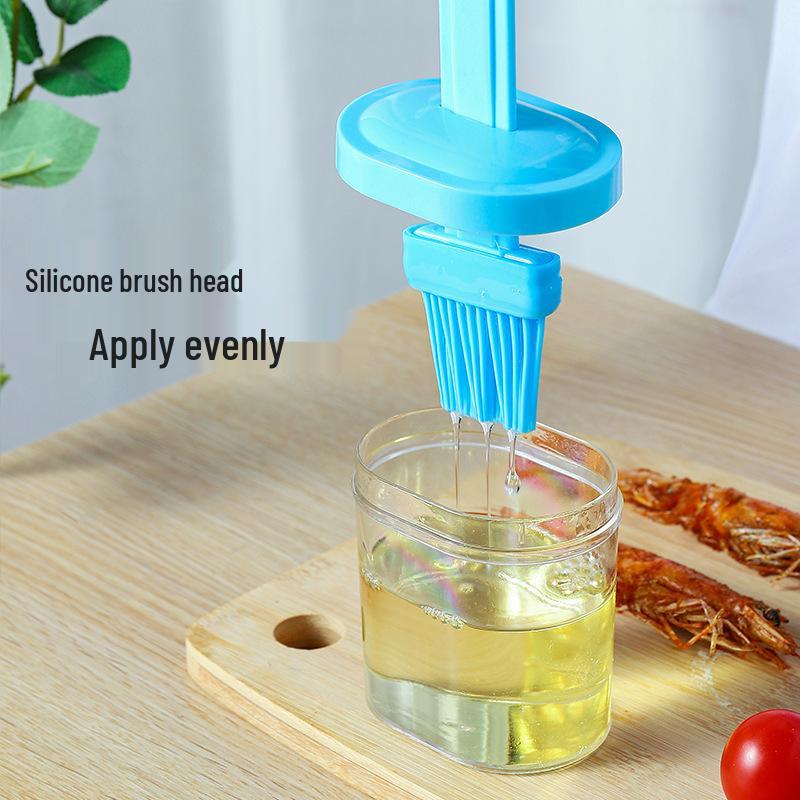 High-Temperature Resistant Kitchen Oil Brush & Bottle Combo for Baking and BBQ