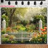 VIKAMA Frühling Garten Park Hintergrund Ostern Geburtstagsparty Dekoration Hintergrund Fotografie Hintergrund Banner