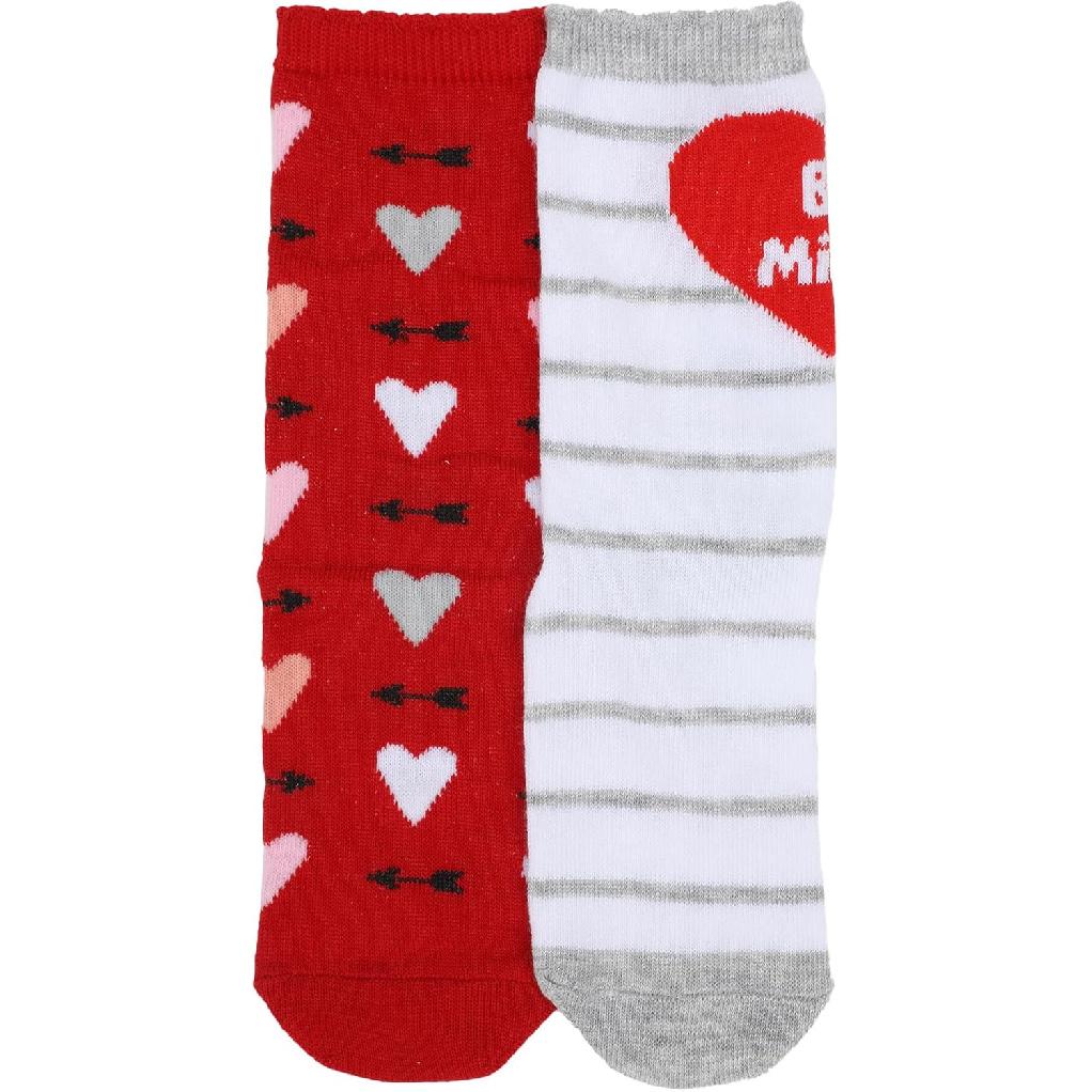 Bioworld Valentine s Day Youth Crew Socks 2-Pack