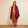 New cashmere plaid large shawl, warm autumn and winter Scottish plaid men's and women's scarf