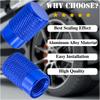 4PCS Aluminum Alloy Car Tire Valve Cap Dustproof Cover For Opel Corsa D Astra Mokka Adam Vectra H G J Antara Zafira car sticker