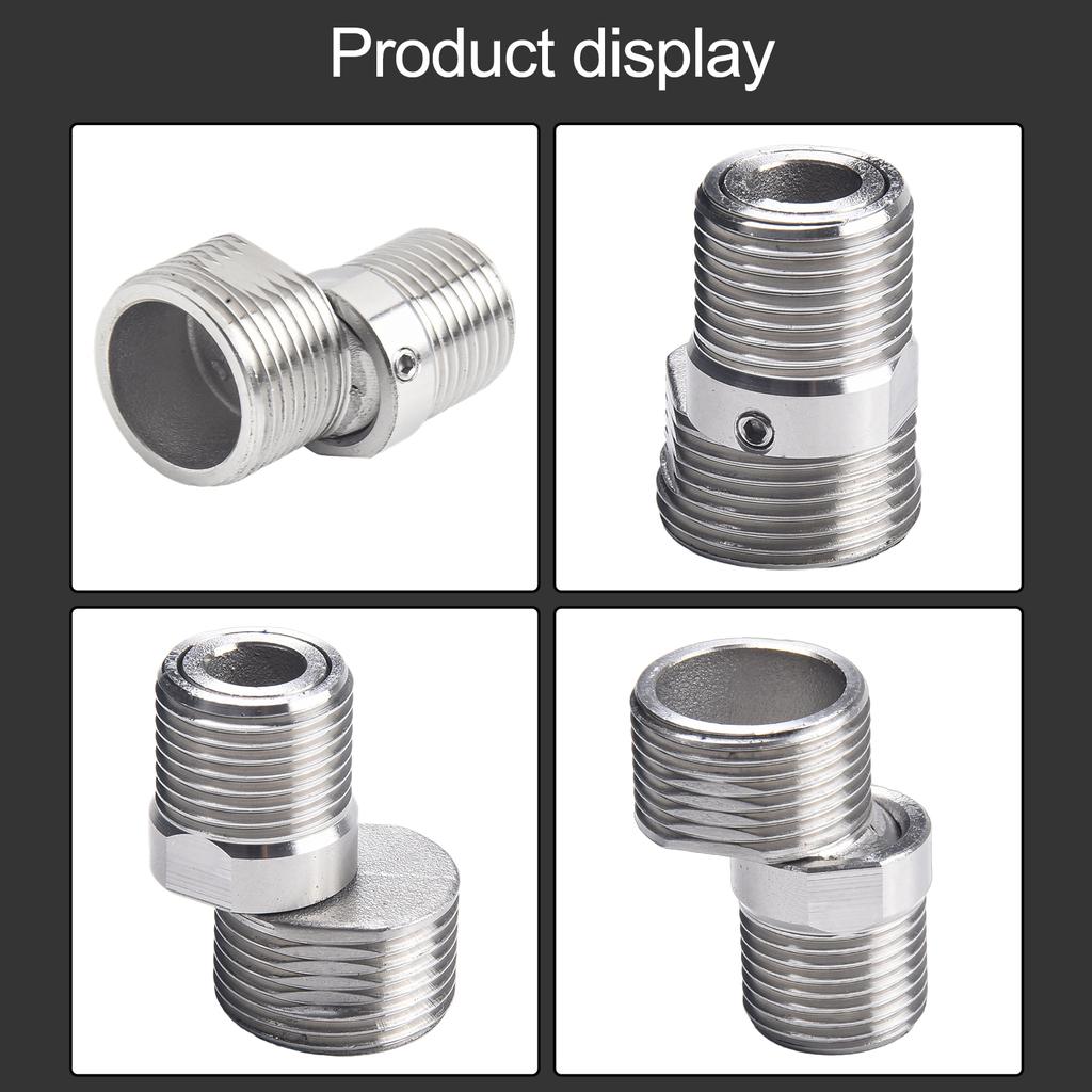 360stupňový nastavitelný kohoutek s úhlovou zakřivenou nohou, excentrický šroub, rohový adaptér pro kohoutek, příslušenství pro kuchyňské baterie