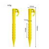 5.5 Inch 14.5cm Serrated Plastic Tent Stakes Outdoor Camping Tent Pegs Accessories