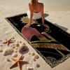 Eagle And Moon Symbolism Beach Towel, Super Soft Microfiber, Gift for Her/Him, Birthday, for Pool, Beach, Travel, Home Decor Fan gifts